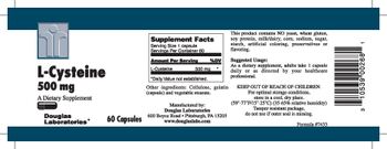 Douglas Laboratories L-Cysteine 500 mg - supplement