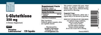 Douglas Laboratories L-Glutathione 250 mg - supplement