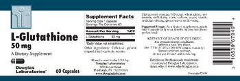 Douglas Laboratories L-Glutathione 50 mg - supplement