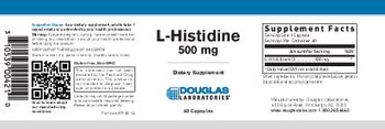 Douglas Laboratories L-Histidine 500 mg - supplement