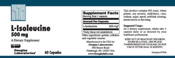 Douglas Laboratories L-Isoleucine 500 mg - supplement