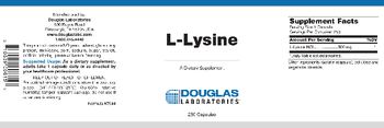 Douglas Laboratories L-Lysine - supplement
