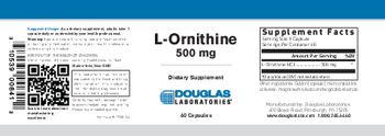Douglas Laboratories L-Ornithine 500 mg - supplement