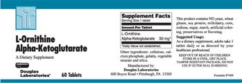 Douglas Laboratories L-Ornithine Alpha-Ketoglutarate - supplement