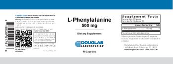 Douglas Laboratories L-Phenylalanine 500 mg - supplement