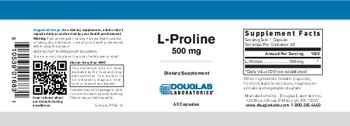 Douglas Laboratories L-Proline 500 mg - supplement