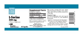 Douglas Laboratories L-Serine 500 mg - supplement
