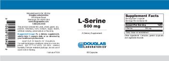 Douglas Laboratories L-Serine 500 mg - supplement