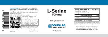 Douglas Laboratories L-Serine 500 mg - supplement