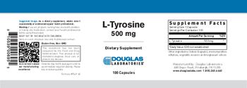 Douglas Laboratories L-Tyrosine 500 mg - supplement