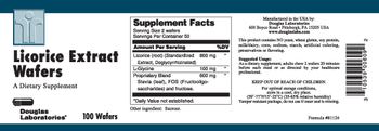 Douglas Laboratories Licorice Extract Wafers - supplement