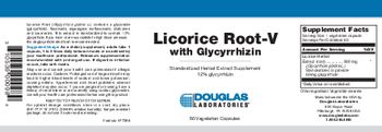 Douglas Laboratories Licorice Root-V with Glycyrrhizin - standardized herbal extract supplement