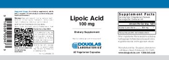Douglas Laboratories Lipoic Acid 100 mg - 