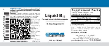 Douglas Laboratories Liquid B12 - supplement