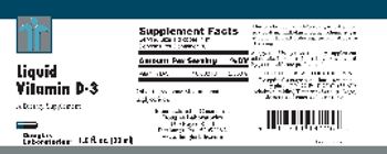 Douglas Laboratories Liquid Vitamin D-3 - supplement