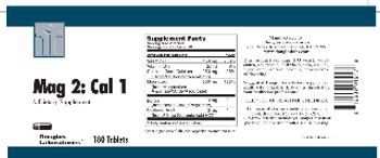 Douglas Laboratories Mag 2: Cal 1 - supplement