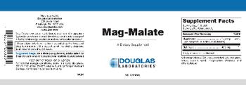 Douglas Laboratories Mag-Malate - supplement