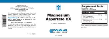 Douglas Laboratories Magnesium Aspartate 2X - supplement