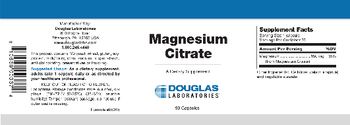 Douglas Laboratories Magnesium Citrate - supplement