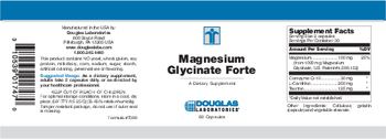 Douglas Laboratories Magnesium Glycinate Forte - supplement