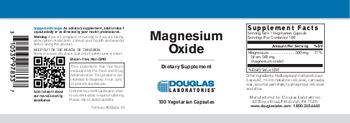 Douglas Laboratories Magnesium Oxide - supplement