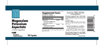 Douglas Laboratories Magnesium Potassium Aspartate - supplement