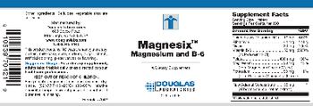 Douglas Laboratories Magnesix Magnesium And B-6 - supplement