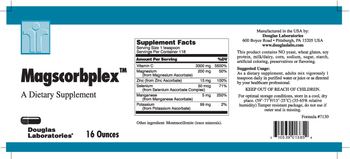 Douglas Laboratories Magscorbplex - supplement