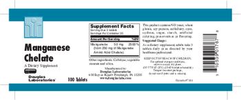 Douglas Laboratories Manganese Chelate - supplement