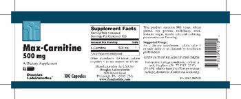 Douglas Laboratories Max-Carnitine 500 mg - supplement