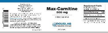 Douglas Laboratories Max-Carnitine 500 mg - supplement