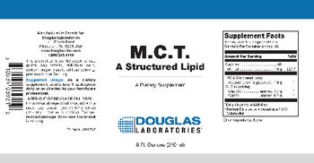 Douglas Laboratories M.C.T. A Structured Lipid - supplement