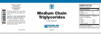 Douglas Laboratories Medium Chain Triglycerides - supplement