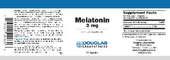 Douglas Laboratories Melatonin 3 mg - supplement