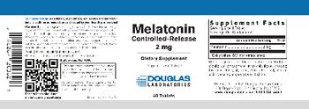 Douglas Laboratories Melatonin Controlled-Release 2 mg - supplement