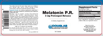 Douglas Laboratories Melatonin P.R. Prolonged-Release 3 mg - supplement