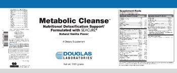 Douglas Laboratories Metabolic Cleanse Natural Vanilla Flavor - supplement