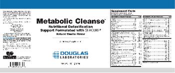 Douglas Laboratories Metabolic Cleanse Nutritional Detoxification Support Formulated With Seacure Natural Vanilla Flavor - supplement