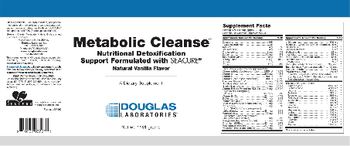 Douglas Laboratories Metabolic Cleanse Nutritional Detoxification Support Formulated With Seacure - supplement