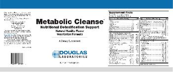 Douglas Laboratories Metabolic Cleanse Nutritional Detoxification Support Natural Vanilla Flavor Vegetarian Formula - supplement