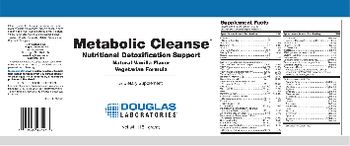 Douglas Laboratories Metabolic Cleanse Nutritional Detoxification Support Natural Vanilla Flavor - supplement