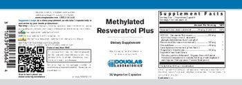 Douglas Laboratories Methylated Resveratrol Plus - supplement