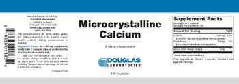 Douglas Laboratories Microcrystalline Calcium - supplement