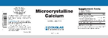 Douglas Laboratories Microcrystalline Calcium - supplement