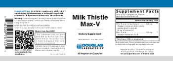 Douglas Laboratories Milk Thistle Max-V - supplement