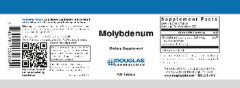Douglas Laboratories Molybdenum - supplement