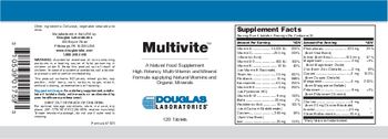 Douglas Laboratories Multivite - a natural food supplement