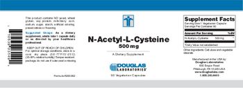 Douglas Laboratories N-Acetyl-L-Cysteine 500 mg - supplement