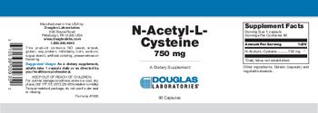 Douglas Laboratories N-Acetyl-L-Cysteine 750 mg - supplement