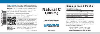 Douglas Laboratories Natural C 1,000 mg - supplement